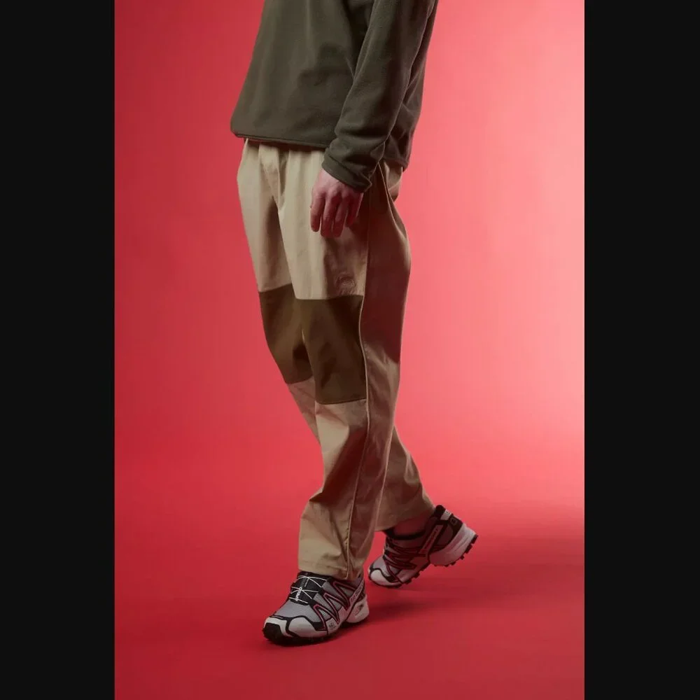 The North Face Relaxed-Fit Class V Tan & Brown Belted Hiking Pants mens XL